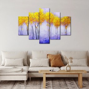 Tablou - Copaci galbeni (150x105 cm)