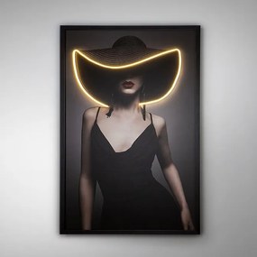 Tablou cu iluminat LED imprimat pe panza Pamela 80x120cm