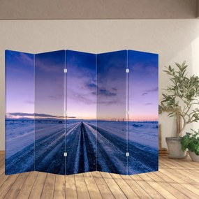 Paravan - Autostrada iarna (210x170 cm)