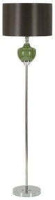 Lampadar verde/gri cu abajur textil (înălțime 160 cm) Eva – Mauro Ferretti