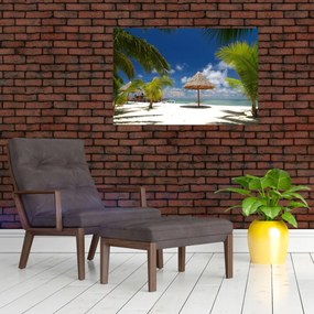 Tablou - Plajă cu nisip alb (90x60 cm)