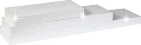 Polita GANA FY 11044-5, alb lucios, 30x25x5 cm