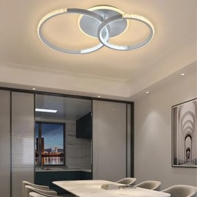 Lustră LED dimabilă aplicată LED/55W/230V 3000-6500K + telecomandă