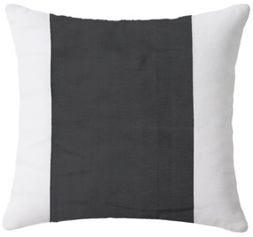 Set 2 bucati fete de perna decorative TIRLAN 45x45 cm, gri-alb