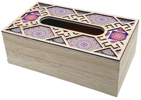 Cutie pentru servetele MAROCCO, Mov, 24x14x10cm