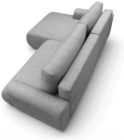 Colțar extensibil cu funcție de dormit Lotulis Mini stânga - gri material hidrofob Blur 18