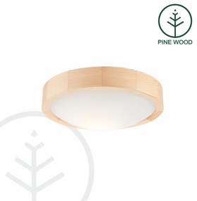 Plafonieră NATURAL SLIM 1xE27/60W/230V ø 27 cm pin