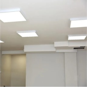 Panou LED aplicat BRISBANE LED/36W/230V 4000K 59,5x59,5 cm alb
