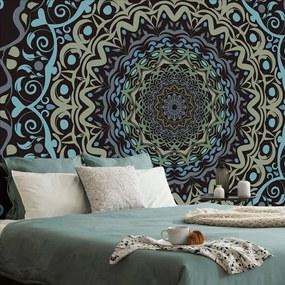 Tapet autoadeziv Mandala abstractă în stil vintage