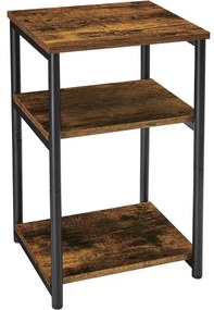 Masuta Cafea, Vintage Maro Si Negru, 34 X 58 X 30 Cm