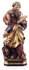 Statueta lemn aurit "Sfantul Marcu", 36cm