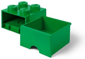 Cutie depozitare cu sertar LEGO®, verde
