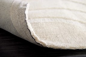 Covor modern cu model in valuri Wave 170x240cm crem-bej