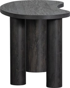 Masă consolă maro închis cu aspect de lemn de pin 70x150 cm Maan – WOOOD