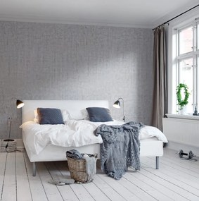 Fototapet, Plain Concrete, Light Grey, Rebel Walls