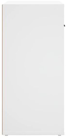 Servanta, alb, 80x33x70 cm, lemn prelucrat 1, Alb