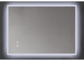 Oglindă Fluminia, Siza-80, cu iluminare LED și dezaburire