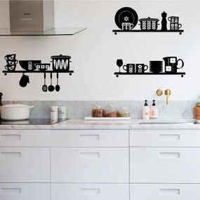 Sticker perete Kitchen Shelves