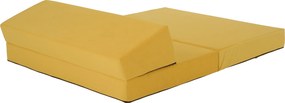 Saltea pliabilă/fotoliu extensibil, 2 in 1, galben, VEDIS