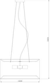 Lustră pe cablu CAFÉ 4xE27/60W/230V neagră Zuma Line RLD93139-4B