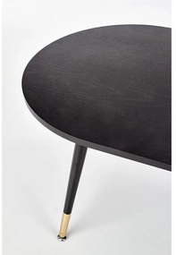 Masa de cafea Embosa, neagra/aurie