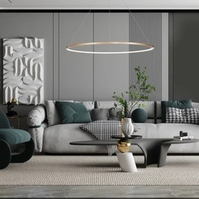 Lustr LED SATURNO 65W 230V pr. 120 cm IP44 auriu