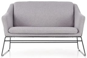 Fotoliu relaxare dublu gri deschis HAMAR 2 XL