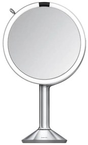 Oglindă cosmetică (5x) cu led/de mărire ø 20 cm Sensor Trio – simplehuman