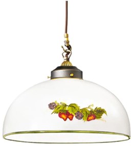 Lustră pe cablu Kolarz 731.30.136 NONNA 1xE27/75W/230V d. 30 cm struguri/căpșuni