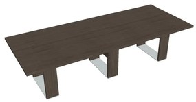 Masă de conferință Verno+ 300 x 120 cm, stejar antracit