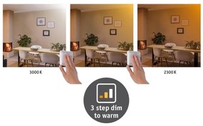 Plafonieră LED/16W CARPO 230V 2300/2500/3000K Paulmann 79798