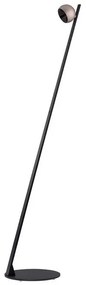 Lampadar/Lampa de podea LED stil minimalist LUSA negru/cafeniu