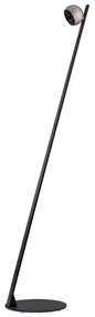 Lampadar/Lampa de podea LED stil minimalist LUSA negru/cafeniu