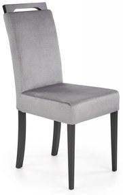 Scaun Clarion 2 velvet gri/negru Monolith 85