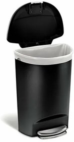 Simplehuman Coș de gunoi cu pedală 50 l, negru