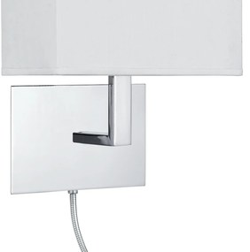 Aplica moderna eleganta cu reader Led Wall crom 6519CC SRT