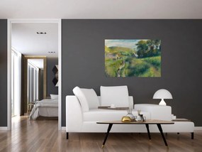 Tablou - Auguste Renoir, The Mussel Harvest, reproducere (90x60 cm)