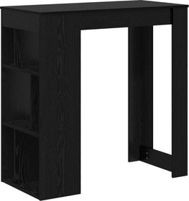 vidaXL Masă de bar Stejar Negru 102 x 50 x 103,5 cm Lemn compozit