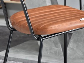Scaun Hugo (maro + negru). Promo -12%. 1111075