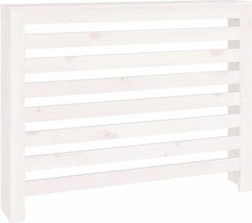 vidaXL Mască pentru calorifer, alb, 108,5x19x84 cm, lemn masiv de pin