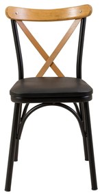 Set mobilier sufragerie Duvasa 24 (negru) (pentru 4 persoane). 1093795