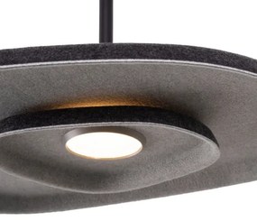 Lustră LED pe cablu MAXLIGHT P0560 DEUX LED/5W/230V negru