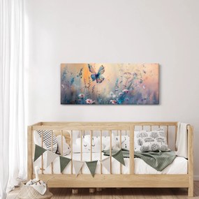 Tablou - Pajiște cu Fluture II (120x50 cm)