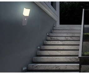 Aplica de perete pentru iluminat exterior cu senzor de miscare IP44 Herri antracit
