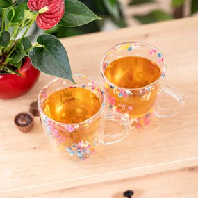 Pahare termo 4Home Floral Hot&Cool 300 ml, 2buc.