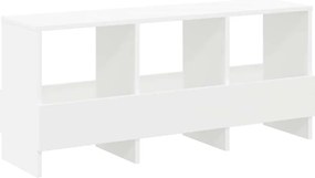 vidaXL Raft pentru reviste Alb 102 x 30 x 45 cm