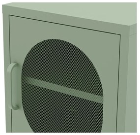 Noptieră verde-mentă din metal Diora – Marckeric