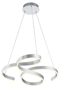 Lampă suspendată de design din oțel incluzând LED în 3 trepte reglabil - Frank
