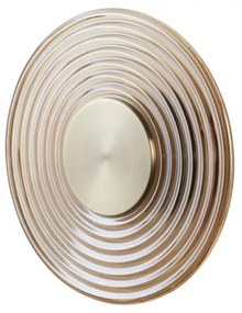 Searchlight 32210AM - Aplică de perete LED dimerizabilă CLEO LED/9,4W/230V, alamă