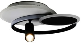 Plafonieră LED dimabilă LED/65W/230V 3000-6500K alb/negru + telecomandă